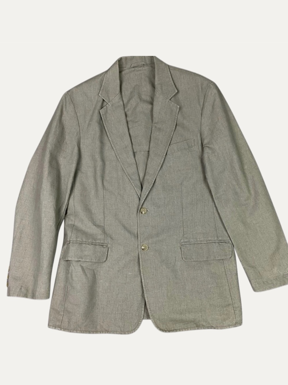 L.L. Bean Olive Green Two-Button Sport Coat Blazer